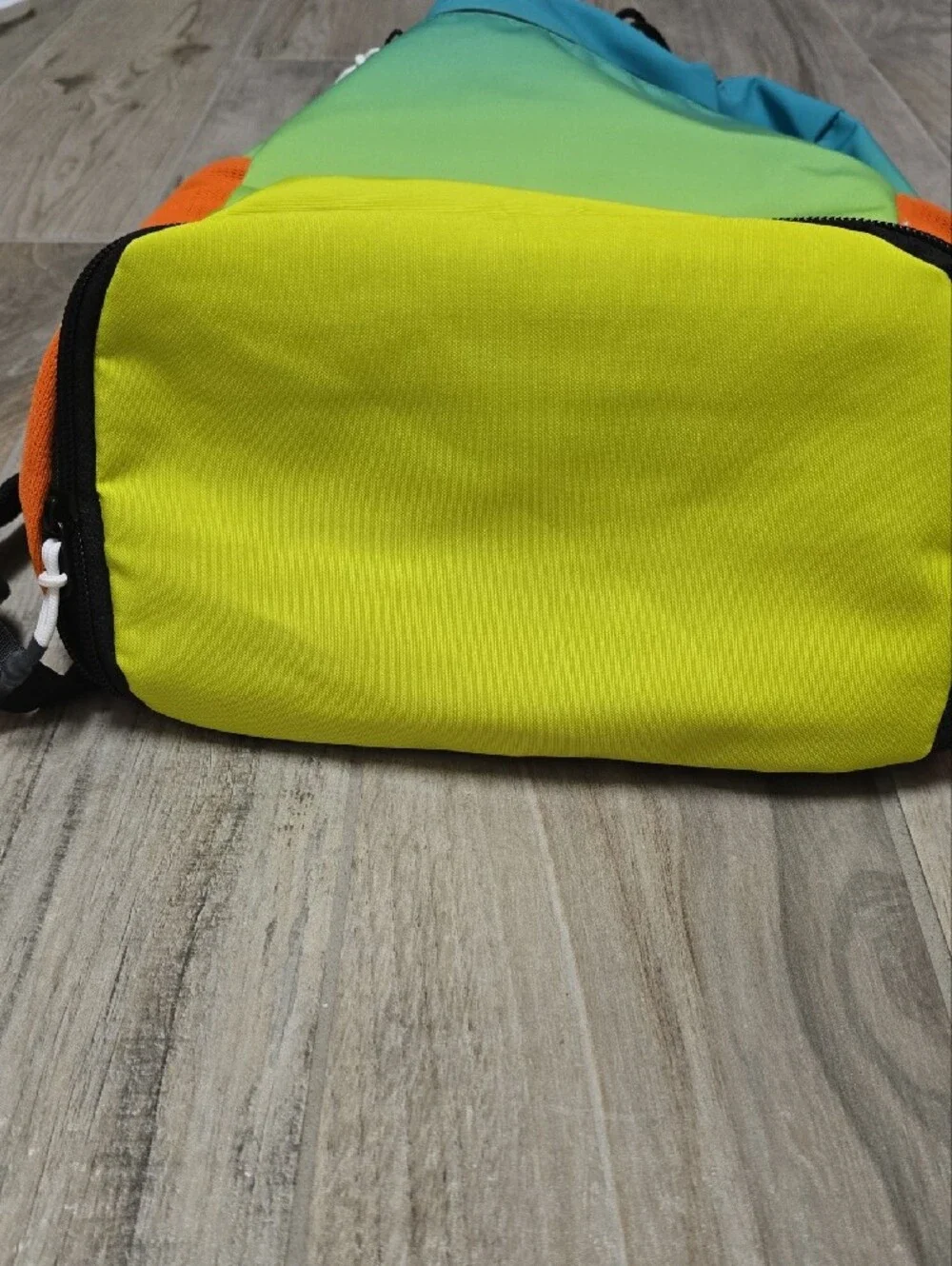 Hoka Blue-Green-Yellow-Orange Gradient Backpack